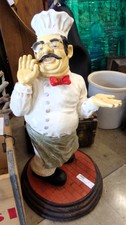 Large chef statue - approx 3ft tall
$49.00