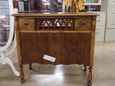 ANTIQUE CABINET.  This has been restored.  Has 2 doors
$135.00